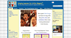 Desktop Screenshot of littlesingers.info