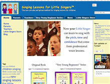 Tablet Screenshot of littlesingers.info